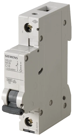 Siemens 5SL6125-7YA 5SL Klasik 6 kA Otomatlar 230 / 400 V AC Minyatür devre kesici