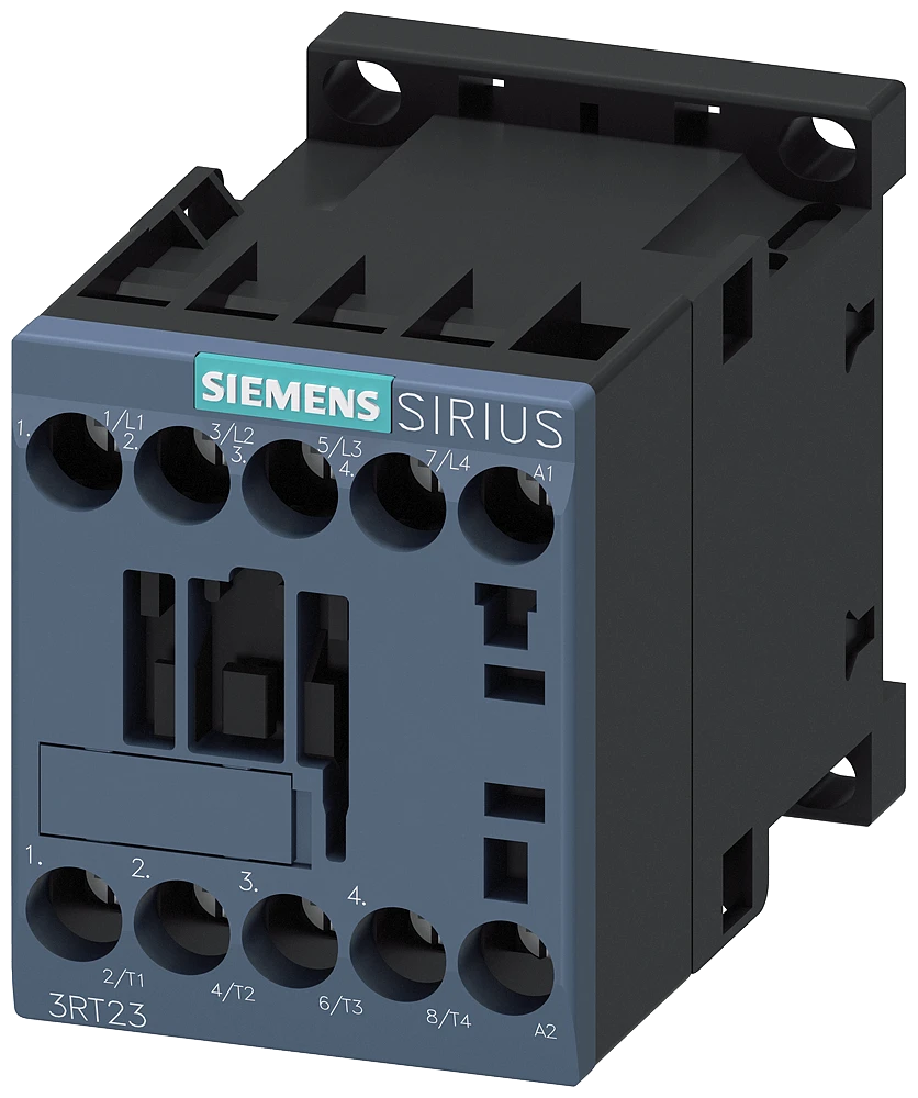 Siemens-3RT2316-1AP00 AC-1, 18 A/400 V/40 °C, S00, 4 kutuplu, 230 V AC, 50/60 Hz, vidalı terminal Kontaktör