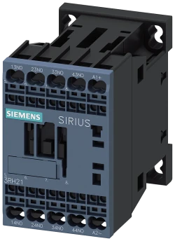 Siemens 3RH2140-2BB40 Yardımcı Kontaktör 4Na 6 Amper 24V Dc