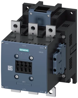 Siemens-3RT1064-6AP36  AC-3 225 A, 110 kW / 400 V AC (50-60 Hz) / DC çalışma 220-240 V AC/DC yardımcı kontaklar 2 NO + 2 NK 3 kutuplu, kasa tipi S10 bara bağlantıları sürücü: geleneksel vidalı terminal Kontaktör