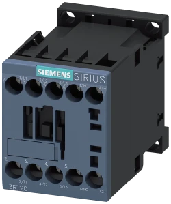 Siemens-3RT2015-1BB41  AC-3 7 A, 3 kW / 400 V 1 NO, 24 V DC 3 kutuplu, Boyut S00 vidalı terminal Kontaktör
