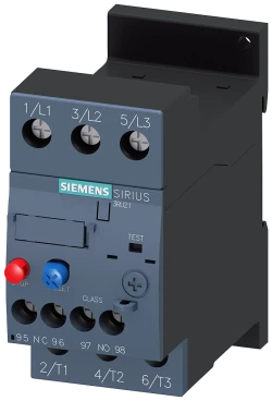 Siemens 3RU2126-4CB1 Raya Montajlı (17-22A) Sirius Termik Röle