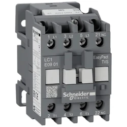 Schneider LC1E0901B5 EasyPact TVS Kontaktör 3P 9A 24VAC 50Hz1NK
