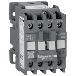 Schneider LC1E1801M5 EasyPact TVS Kontaktör 3P 18A 220VAC 50Hz 1NK