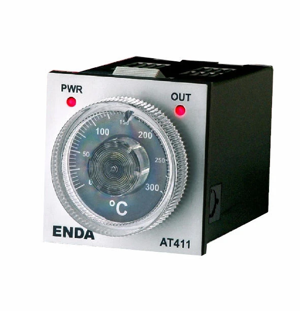 ENDA AT411-230VAC-S08-FE400 Analog Termostat-Sıcaklık Kontrol Cihazı-48x48mm