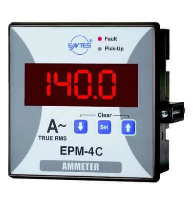 Entes EPM-4C-96 Direkt Ampermetre 110-230V AC-96x96mm