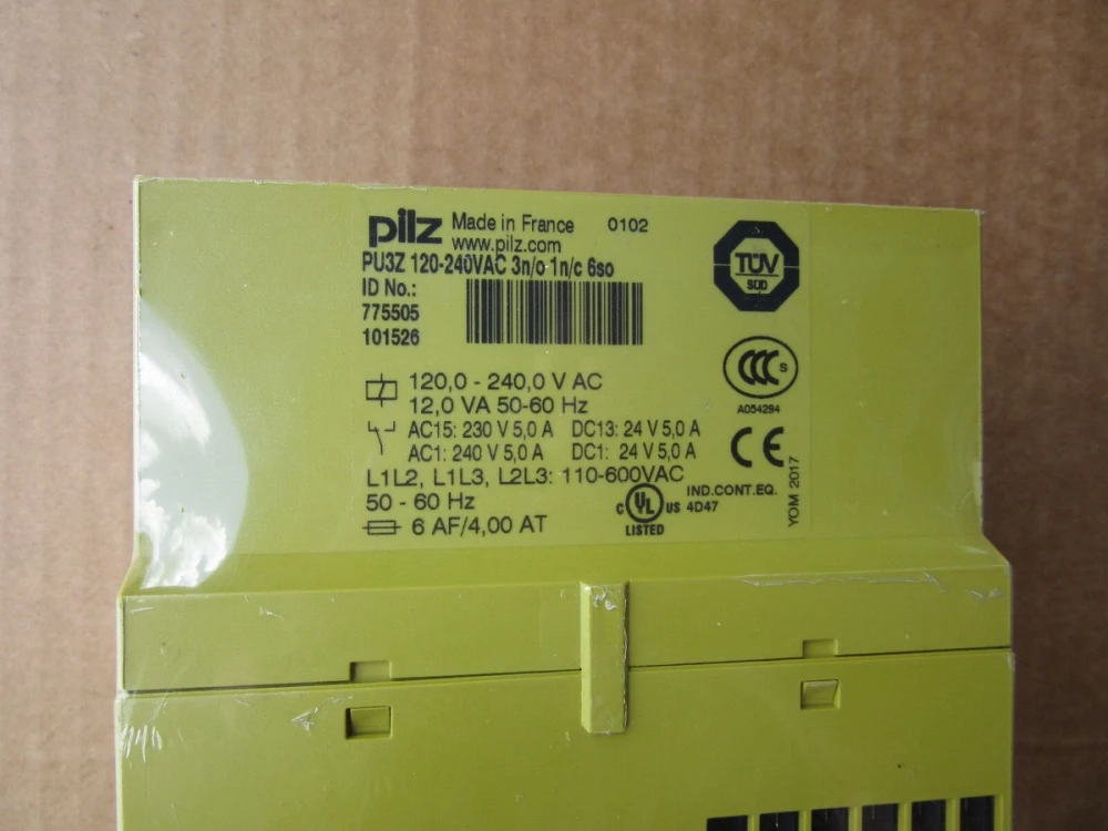 PİLZ 775505 PU3Z 120-240VAC 3NO/1NC