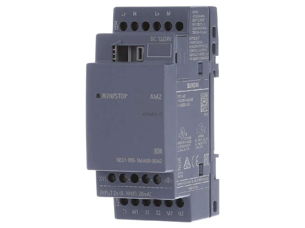 SİEMENS 6ED1 055-1MA00-0BA2 ( LOGO8 harici Modül 2 AE - PLC analog I/O modülü 2 Giriş / 0 Çıkış )