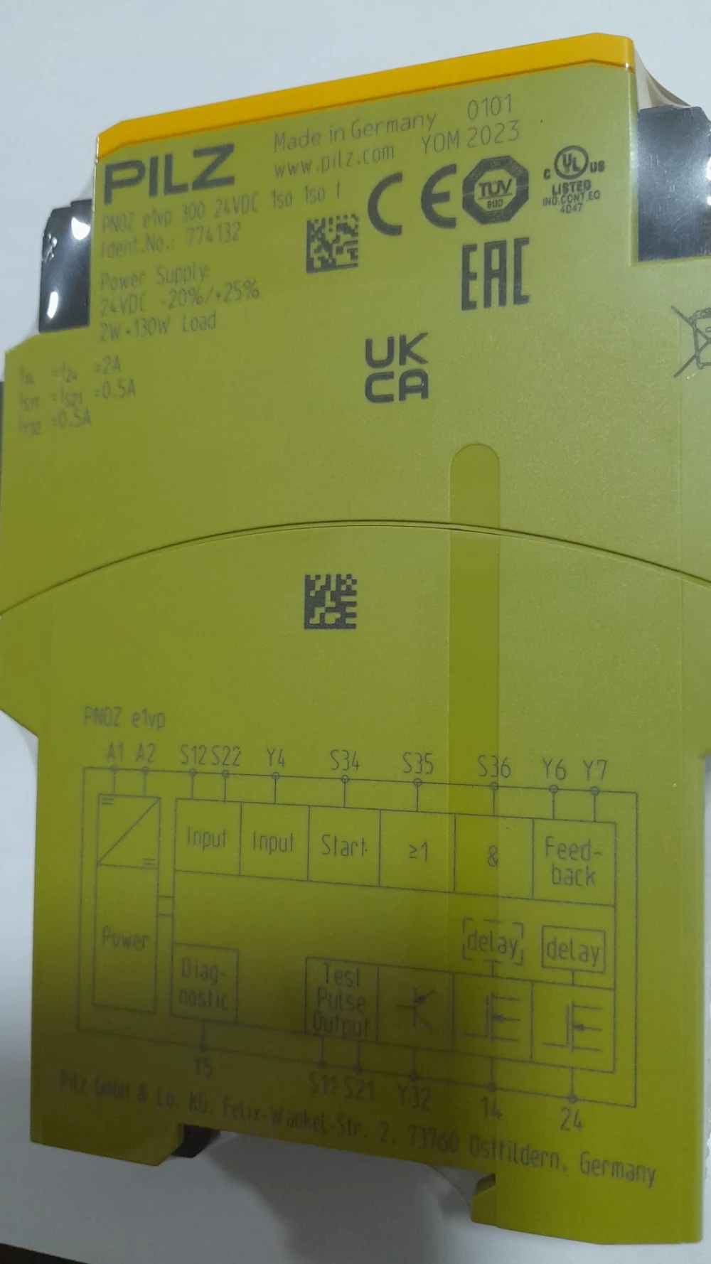 PİLZ-774132 PNOZ e1vp 300/24VDC 1so 1so t