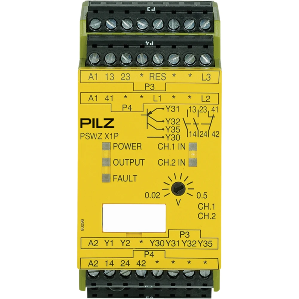 PİLZ 777949 ( PSWZ X1P 0,5V /24-240VACDC 2n/o 1n/c 2so )