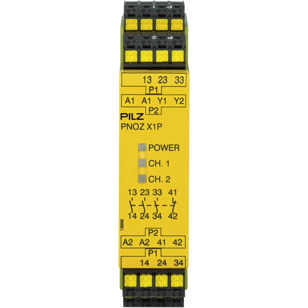 PİLZ-787100 PNOZ X1P C 24VDC 3n/o 1n/c-Güvenlik Rölesi