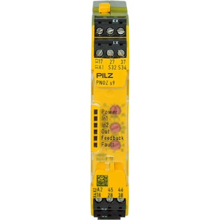 PİLZ-750109 PNOZ s9 24VDC 3 n/o 1 n/c t Emniyet Rölesi