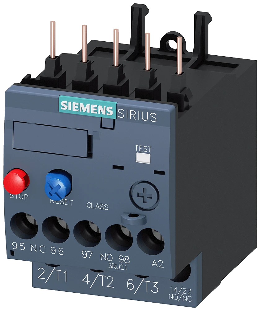 Siemens 3RU2116-1AB0 Kontaktöre Direk Montajlı (1,1-1,6A) Sirius Termik Röle