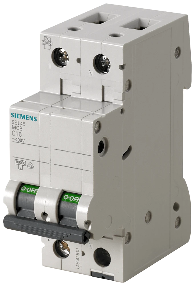 Siemens 5SL4513-7 5SL 10 kA Otomatlar 230 / 400 V AC  Minyatür devre kesici